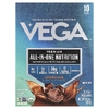 Vega, органический растительный протеин, комплекс питательных веществ премиального качества, со вкусом шоколада, 10 пакетиков по 42 г (1,5 унции)