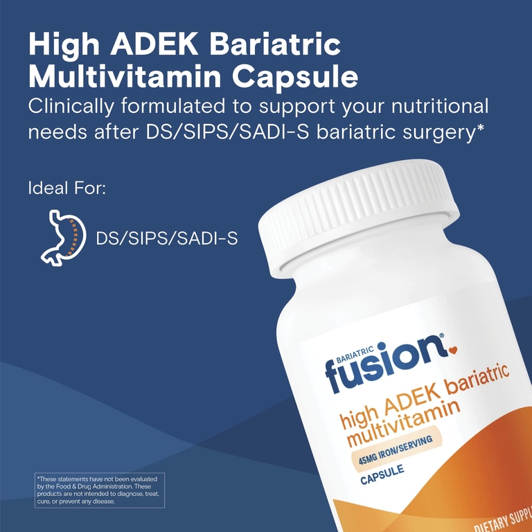 Bariatric Fusion, мультивитамины с высоким уровнем ADEK, 90 капсул