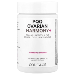 Codeage, PQQ Ovarian Harmony+, 120 растительных капсул