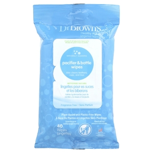 Dr. Brown's, Салфетки для пустышек и бутылочек, без отдушек, 40 салфеток (Товар снят с продажи) 