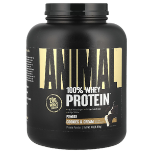 Animal, 100% Whey Protein™, порошок из сывороточного протеина Whey Protein™, печенье и сливки, 1,81 кг (4 фунта) (Товар снят с продажи) 