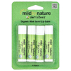 Mild By Nature, Sierra Bees™, органические бальзамы для губ, мята, упаковка из 4 шт. по 4,25 г (0,15 унции)