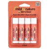 Mild By Nature, Sierra Bees™, органические бальзамы для губ, масло ши и аргановое масло, упаковка из 4 шт. по 4,25 г (0,15 унции)