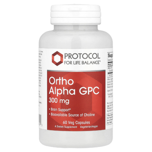 Protocol for Life Balance, Ortho Alpha GPC, 300 мг, 60 растительных капсул
