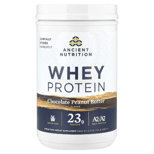 Ancient Nutrition, Сывороточный протеин, шоколадно-арахисовая паста, 609,01 г (1,34 фунта)