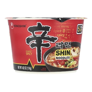 Nongshim, Shin Noodles, Gourmet Spicy, 114 г (4,02 унции) (Товар снят с продажи) 