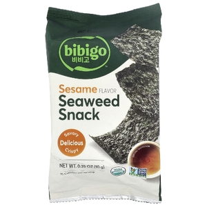 Bibigo, Seaweed Snack, кунжут, 10 г (0,35 унции) (Товар снят с продажи) 