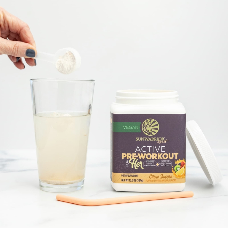 Sunwarrior, Sport, Active Pre-Workout For Her, Citrus Sunrise, 384 г (13,5 унции)
