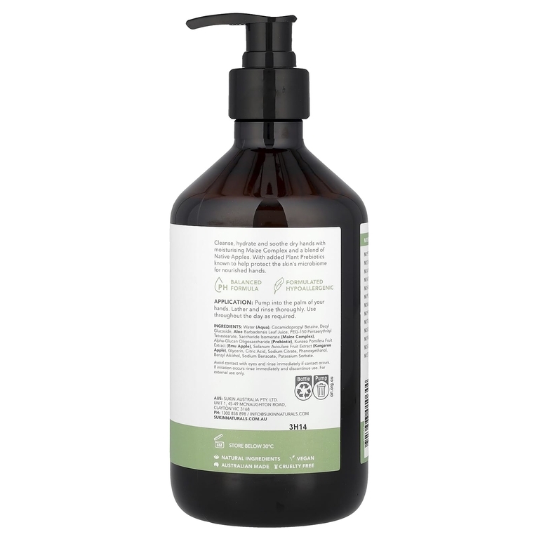 Sukin, Skin Relief, средство для мытья рук для чувствительной и проблемной кожи, без отдушек, 500 мл (Товар снят с продажи) 