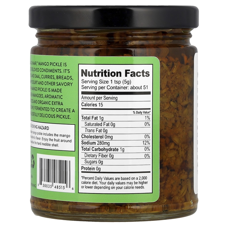 Pure Indian Foods, Необработанный рассол из манго, 255 г (9 унций)