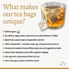 DelighTeas, Аюрведический травяной чай с куркумой, без кофеина, 30 роскошных чайных пакетиков в форме пирамидки, 120 г (4,2 унции)
