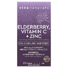 Viva Naturals, бузина, витамин C, цинк и имбирь, 60 капсул