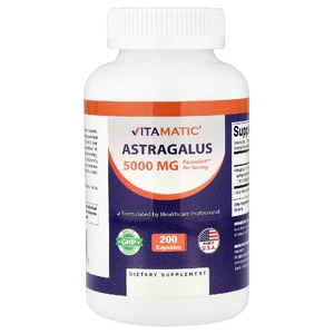 Vitamatic, Астрагал (Astragalus), 200 капсул (500 мг в 1 капсуле)
