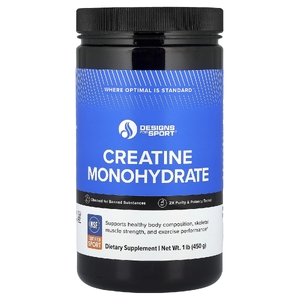 Designs For Health, Designs for Sport®, моногидрат креатина, 450 г (1 фунт)