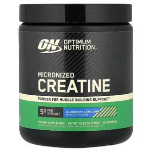 Optimum Nutrition, Микронизированный креатин в порошке, черничный лимонад, 360 г (12,69 унции)