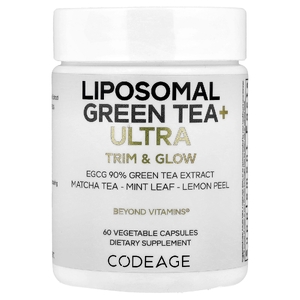 Codeage, Liposomal Green Tea + Ultra Trim & Glow, 60 растительных капсул