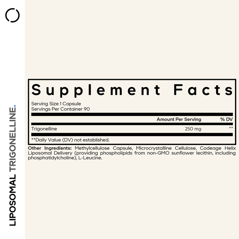 Codeage, Liposomal Trigonelline, 90 растительных капсул