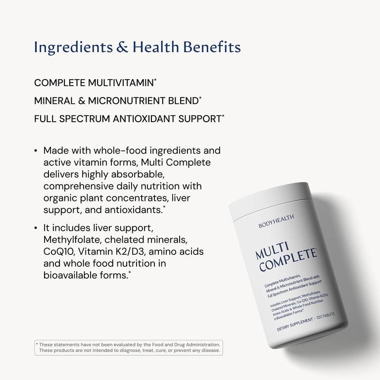 BodyHealth, Multi Complete ™, 120 таблеток