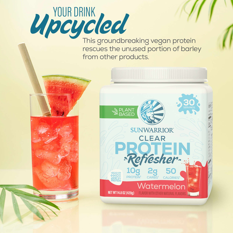 Sunwarrior, Clear Protein Refresher, арбуз, 420 г (14,8 унции)