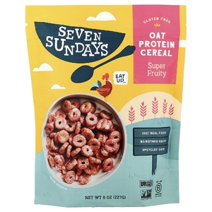Seven Sundays, Овсяные протеиновые хлопья, суперфрукты, 227 г (8 унций)