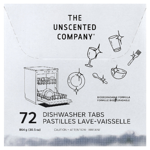 The Unscented Company, Таблетки для посудомоечной машины, 72 таблетки, 864 г (30,5 унции)