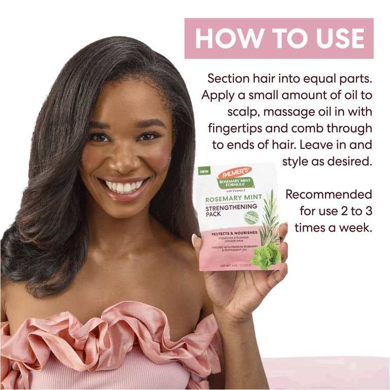 Palmer's, Rosemary Mint Formula™, с витамином Е, для укрепления, 60 г (2,1 унции)