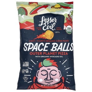 LesserEvil, Space Balls, Outer Planet Pizza, 142 г (5 унций) (Товар снят с продажи) 