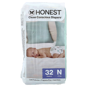 The Honest Company, Clean Conscious Diapers® для новорожденных, 