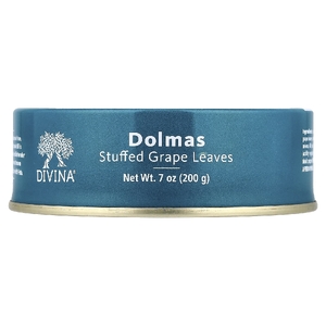 Divina, Dolmas, фаршированные виноградные листья, 200 г (7 унций)