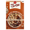 Bob's Red Mill, Овсянка быстрого приготовления, цельнозерновые, кленовый коричневый сахар, 6 пакетиков по 45 г (1,59 унции)