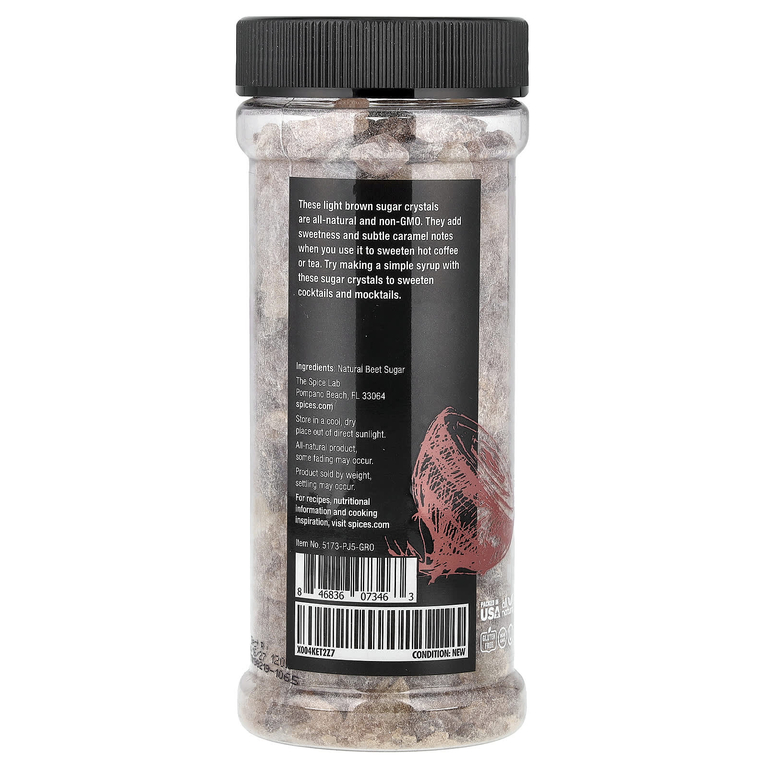 The Spice Lab, Бельгийский каменный сахар, 283 г (10 унций)