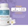 Natural Factors, WomenSense®, D-манноза, 60 вегетарианских капсул