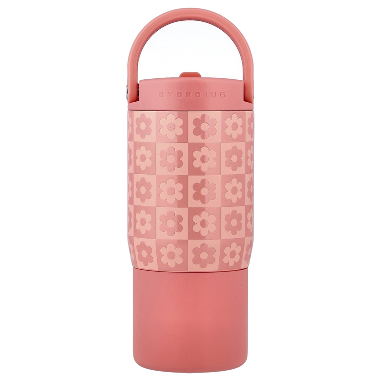 HydroJug, Sport Kids, клетки с ромашками, 354 г (14 унций)