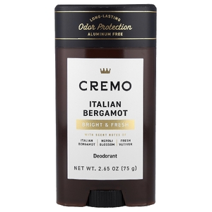 Cremo, Дезодорант, итальянский бергамот, 75 г (2,65 унции)