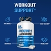 EVLution Nutrition, креатин с L-аргинином, 120 растительных капсул