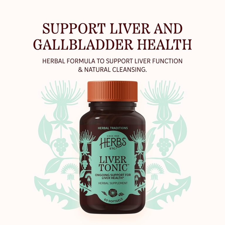 Herbs Etc., Liver Tonic™, 60 капсул (Товар снят с продажи) 