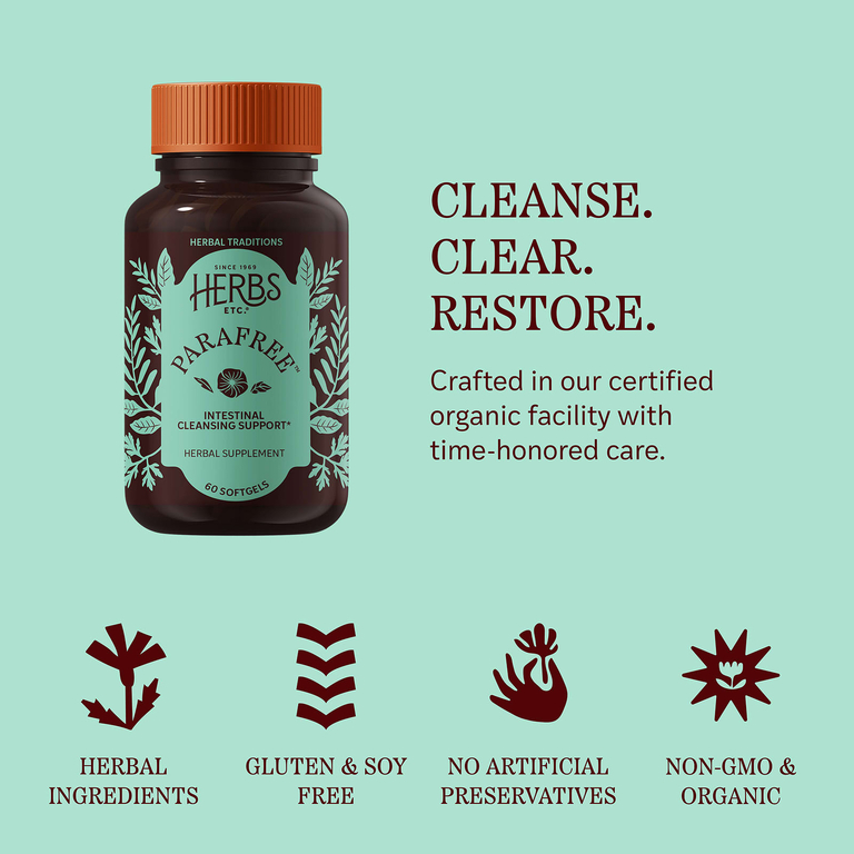 Herbs Etc., ParaFree™, 60 капсул