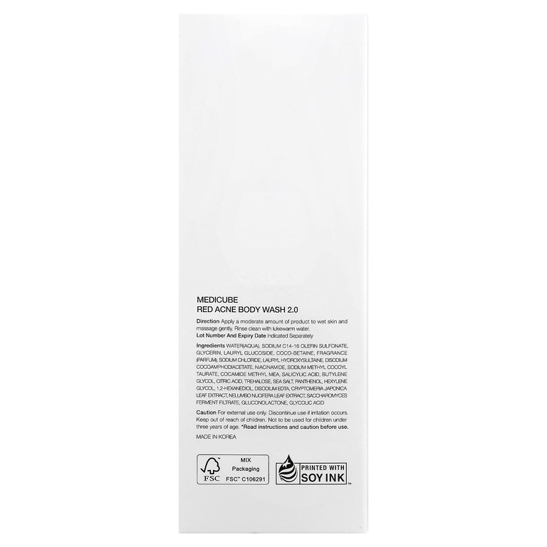 Medicube, гель для душа с красными акне, 400 г (14,1 унции) (Товар снят с продажи) 