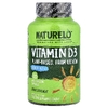 NATURELO, витамин D3, 62,5 мкг (2500 МЕ), 120 капсул, которые легко глотать