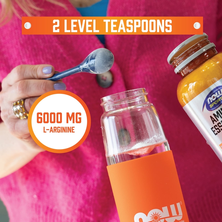 NOW Foods, Для спортсменов, порошок L-аргинина, 1 кг (2,2 фунта)