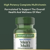 Nature's Bounty, Men's Multi, полноценный мультивитаминный комплекс для мужчин, высокая эффективность, 100 капсул