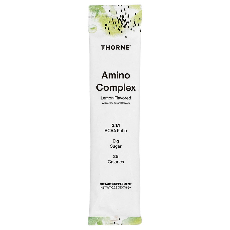 Thorne, аминокислотный комплекс, со вкусом лимона, 30 пакетиков по 7,8 г (0,28 унции)