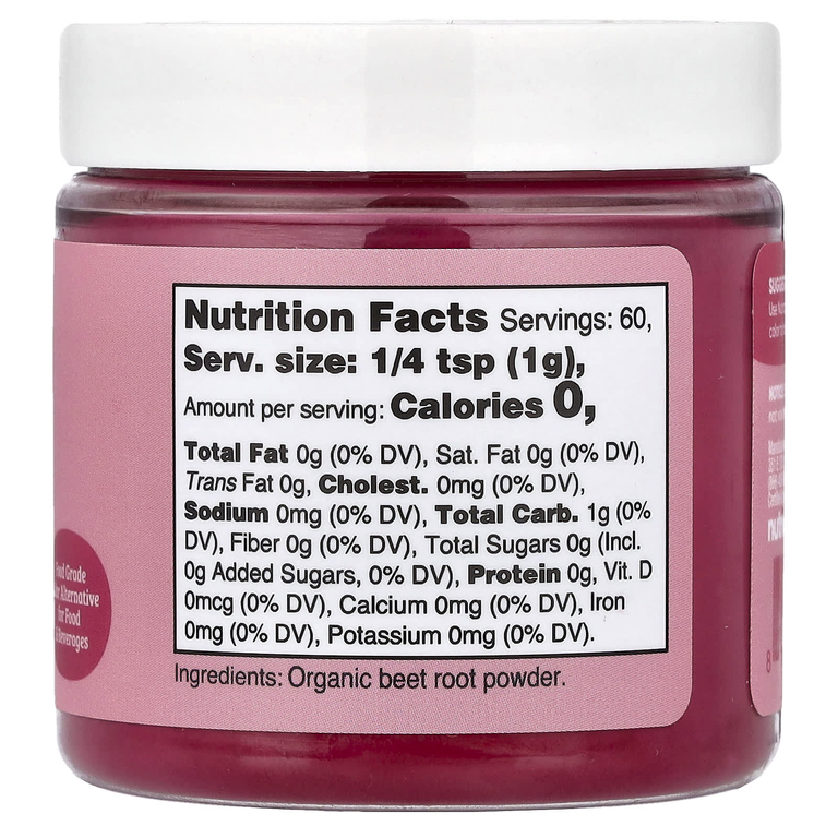 Nutricost, Nutricolor™, розовый корнеплод органической свеклы, 60 г (2,1 унции)
