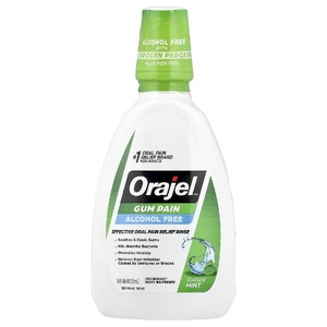 Orajel, Gum Pain, без спирта, успокаивающая мята, 473,2 мл (16 жидк. унций)