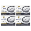 Dove, отшелушивающее мыло для глубокого отшелушивания с угольной пудрой и глицерином, 4 шт. по 106 г (3,75 унции)