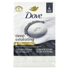 Dove, отшелушивающее мыло для глубокого отшелушивания с угольной пудрой и глицерином, 4 шт. по 106 г (3,75 унции)