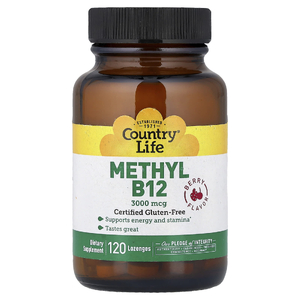 Country Life, метиловый витамин B12, ягоды, 120 пастилок