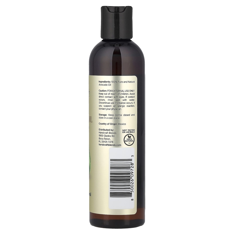 Handcraft Blends, 100% чистое масло авокадо, 236 мл (8 жидк. унций)