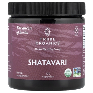 Tribe Organics, шатавари, 120 капсул (500 мг в 1 капсуле) (Товар снят с продажи) 