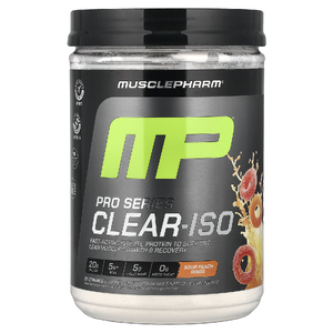 MusclePharm, Pro Series Clear-ISO, протеиновая смесь для приготовления напитка, кусочки кислого персика, 520 мг (1,14 фунта)